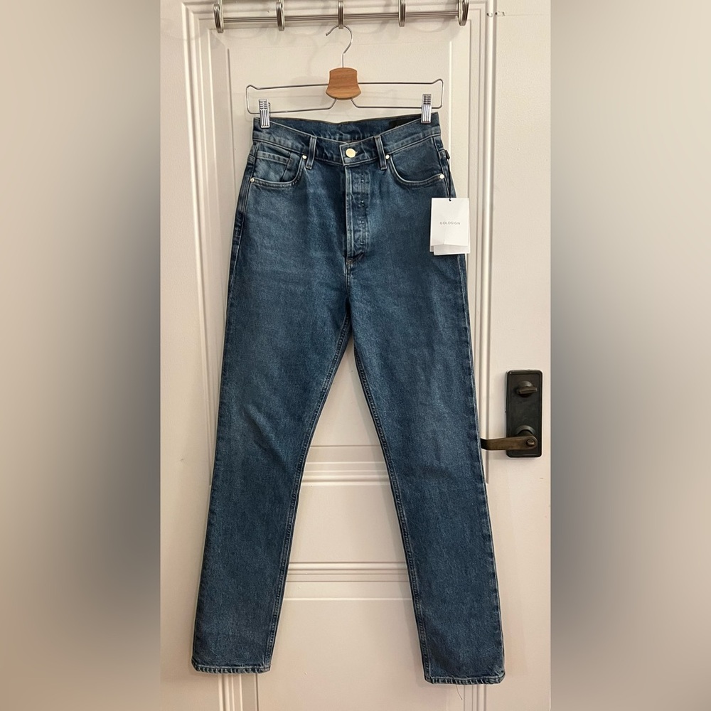 Goldsign Lawler High Rise Straight Leg Jean in Norcross